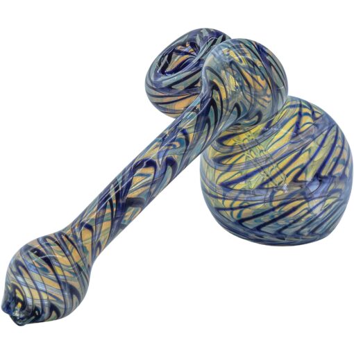 LA Pipes "Colored Sidecar" Fumed Sidecar Bubbler Pipe (Various Colors) - Headshop.com
