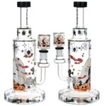Pulsar Laughing Jack-O-Lantern Glass Bong - 9.75" / 14mm F - Headshop.com