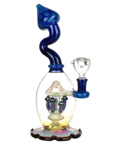 Mushroom Magic Glass Water Pipe - 11" / 14mm F - Headshop.com