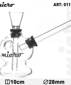 Micro | 4" Hand Held Glass Water Pipe - Headshop.com