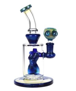 Fumed Nude Bod Glass Water Pipe - 8" / 14mm F - Headshop.com