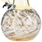 LA Pipes Raked Tiger Stripe Accented Beaker Bong - Headshop.com