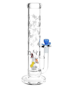 Pulsar Skate or Die Straight Tube Glass Water Pipe - 12.5" / 14mm F - Headshop.com