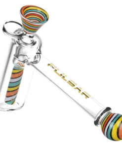 Pulsar Retro Rave Wig Wag Bubbler w/ Herb Slide - 6.25" / 14mm F - Headshop.com