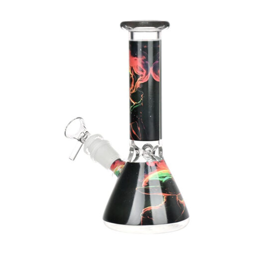 Alien Glass Beaker Water Pipe Smoking Set - 7.75" / 14mm F - Headshop.com