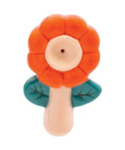 FLOWER CERAMIC PIPE - WACKY BOWLZ