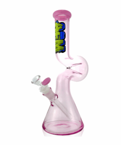 AFM Glass 12" Beaker Wave Full Color Glass Water Pipe