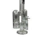Daze Glass - 14" Rocket Ship Dual Showerhead Perc Glass Water Pipe - Headshop.com