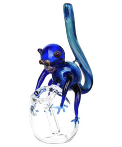 Blue Monkey Bubbler Pipe - 5.75" - Headshop.com