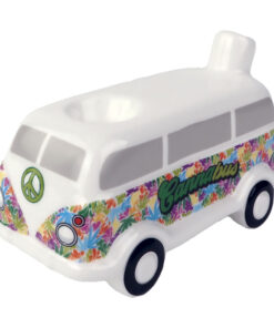 Wacky Bowlz Cannabus Ceramic Pipe - 4.5" - Headshop.com