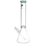 Diamond Glass Gold Classic Beaker Water Pipe - 16.25" / 14mm F - Headshop.com