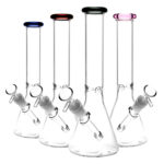 Classic Glass Beaker Light Water Pipe | 14mm F | Colors Vary - Headshop.com