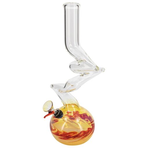 LA Pipes "Switchback" Bubble Base Bong - Headshop.com