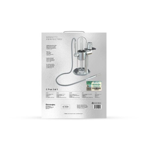 Stündenglass Gravity Infuser (Polished Silver) - Headshop.com
