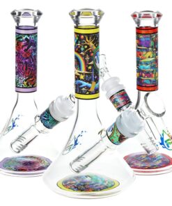 Pulsar Design Series Flared Beaker Glass Water Pipe | 6.75" | 14mm F - Headshop.com