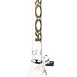ROOR 18" 5mm Beaker Bong with Ice Pinch – Glass-on-Glass Heavyweight