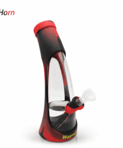 Waxmaid 8.5" Horn Silicone Glass Water Pipe - Headshop.com
