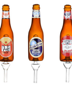 Dabtized Beer Burner Bubbler Dab Straw - 7.75" / 10mm F / Designs Vary - Headshop.com