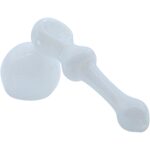 LA Pipes "Ivory Hammer" Glass Hammer Bubbler Pipe - Headshop.com