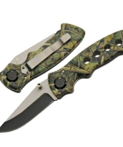 Rite Edge Camo Aluminum Handle Folding Knife 11cm