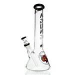 Agung Bull 7mm Thick Beaker Bong 35cm Black
