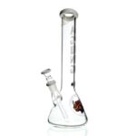 Agung Bull 7mm Thick Beaker Bong 35cm White
