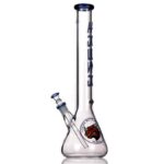 Agung Angry Bull Beaker Glass Bong 45cm Blue