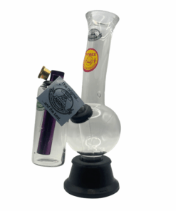 Agung Cheech Double Chamber Glass Bong 24cm