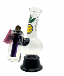Agung Double Chamber Glass Bong 20cm