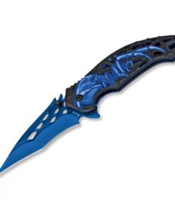 Albainox Blue Blade Aluminum 3D Handle Folding Knife 12cm