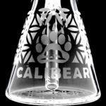 Calibear Sandblasted Seed of Life Beaker Bong