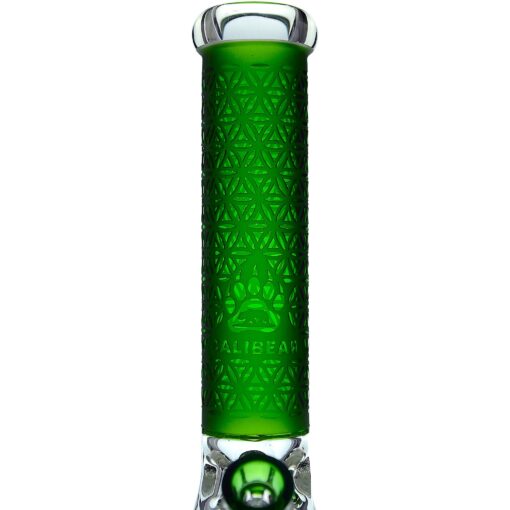 Calibear Sandblasted Seed of Life Beaker Bong