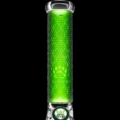 Calibear Sandblasted Seed of Life Beaker Bong