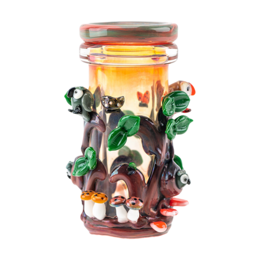 Empire Glassworks Renew the Redwood Baby Beaker with Intricate Animal Details