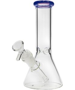 Glassic's Premium Borosilicate Glass Beaker Bong | 8" Tall