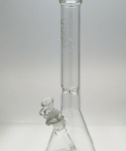 Wavy Sandblasted Logo - Clear .03