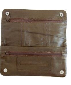 Agung Brown Leather Tobacco Pouch