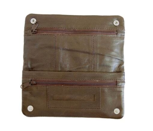 Agung Brown Leather Tobacco Pouch