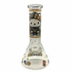 Hello Kitty Gold Chains Beaker Glass Bong 25cm