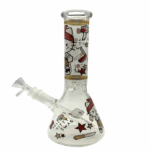 Hello Kitty Red Bandana Beaker Glass Bong 25cm