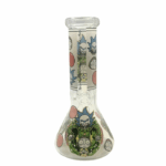 Glow in the Dark Rick And Morty Beaker Glass Bong 20cm