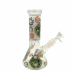 Glow in the Dark Rick And Morty Beaker Glass Bong 20cm
