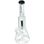 12" AFM Glass UFO Chamber Mini Beaker Bong in Black with Borosilicate Glass and Female Joint