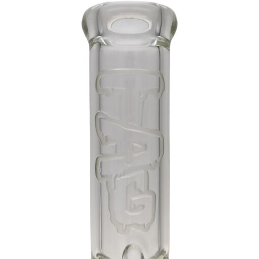 Thick Ass Glass 24" Hybrid Beaker Straight Bong w/ Double Showerhead Percolator 18MM