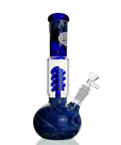 WEGE Swirl Percolator Ice Catcher Glass Bong 26cm