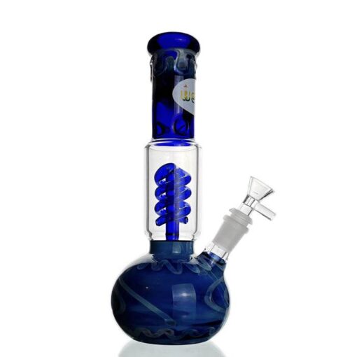 WEGE Swirl Percolator Ice Catcher Glass Bong 26cm