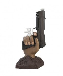 Pistol In Hand Silicone Bong 27cm