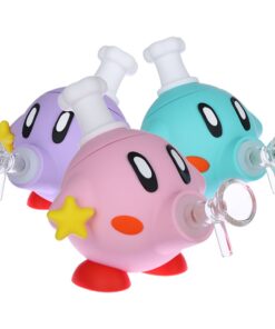 Power Up Star Friend Silicone Water Pipe - 4.5" / 14mm F - Headshop.com