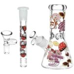 Pulsar Eat Me Design Glass Beaker Water Pipe - 7.75" / 14mm F - Headshop.com