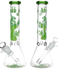 420 Party Beaker Glass Water Pipe - 10" / 14mm F - Headshop.com